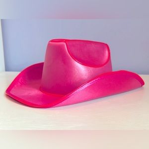 Hot Pink Light Up Fashion Cowgirl Hat NWOT